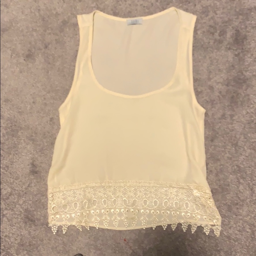 Lace-edge Tank